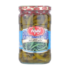 ترشی فلفل سبز تیمچه 680 گرمی