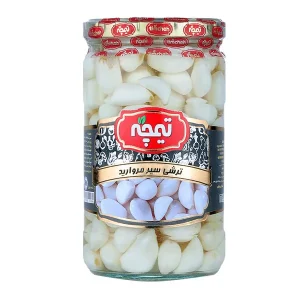 ترشی سیر مروارید تیمچه 680 گرمی