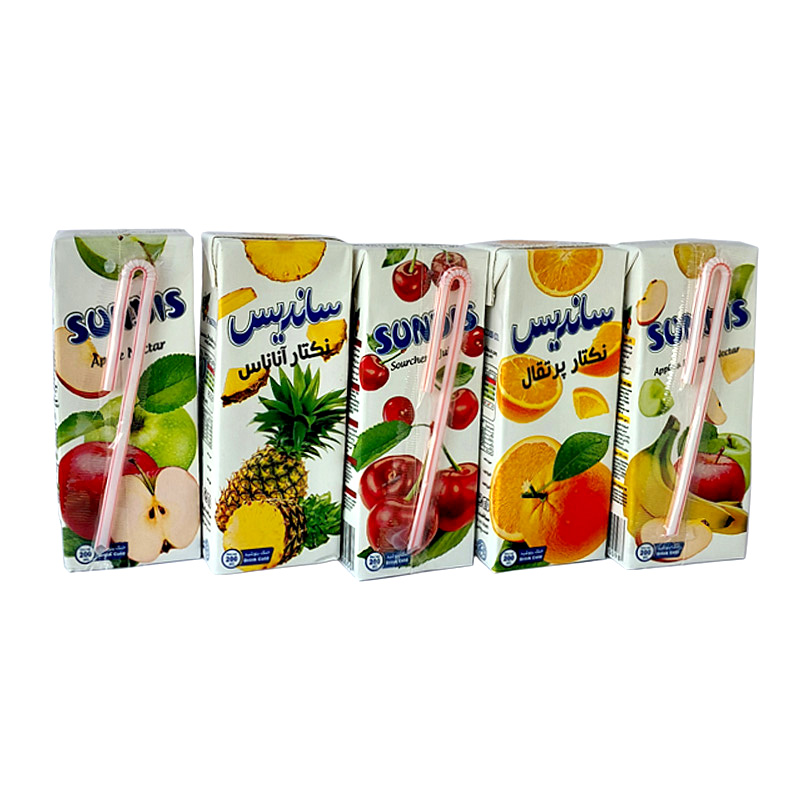 نوشیدنی تترا پک هفت میوه ساندیس - Image 2