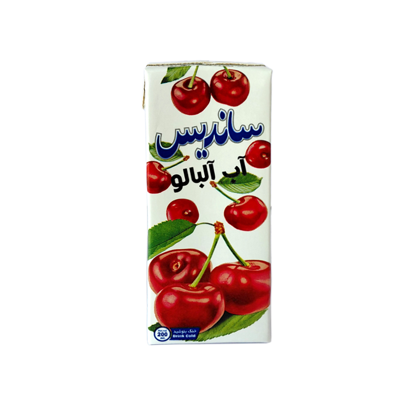 نوشیدنی تترا پک آلبالو ساندیس