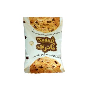 شیرینی کوکی با کشمش ومغز گردو نادری