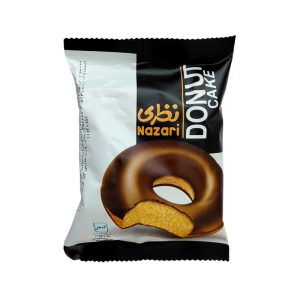 کیک روغنی باروکش فراورده کاکائویی (دونات) نظری